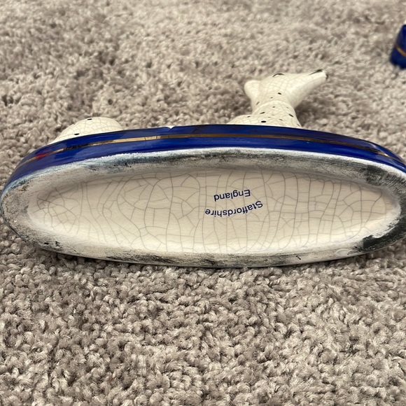 Staffordshire Dalmatian ink wells - Picture 3 of 4